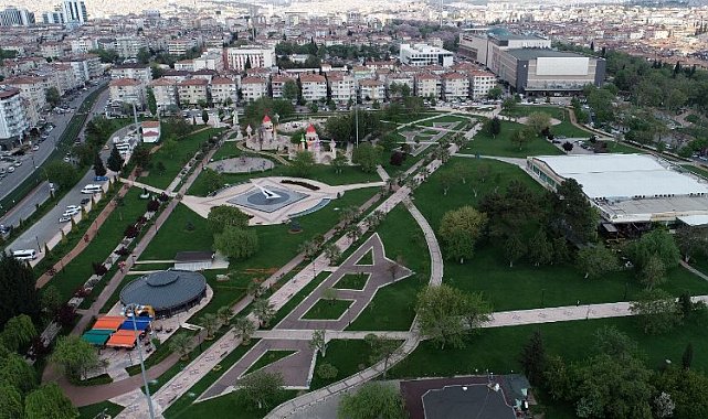 Gazi şehre 1 milyon metrekare yeşil alan