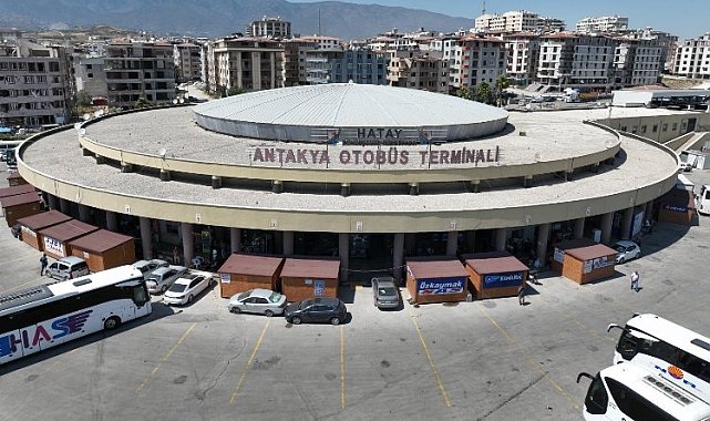 Hatay Büyükşehir'den otobüs terminaline bakım