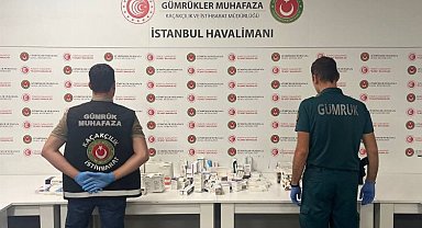 İstanbul Havalimanı'nda 27 milyonluk kaçak ilaç!