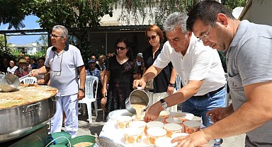 İzmir Güzelbahçe'de aşure bereketi
