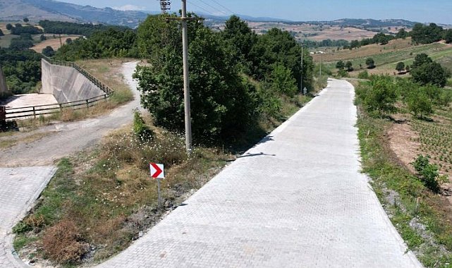 Karamürsel Çamdibi Mahallesi'ne parke