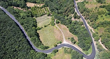 Karamürsel Senaiye-İznik yolu asfaltlandı