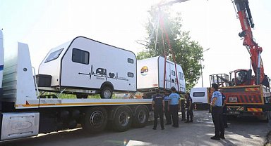 Karavan çekiciler iş başında! Bedava tatile belediyeden geçit yok
