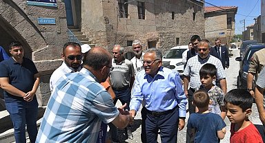 Kayseri Büyükşehir'den doğal gaz çalışmalarına inceleme