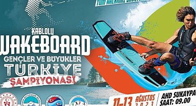 Kayseri Büyükşehir'den Wakeboard şampiyonası