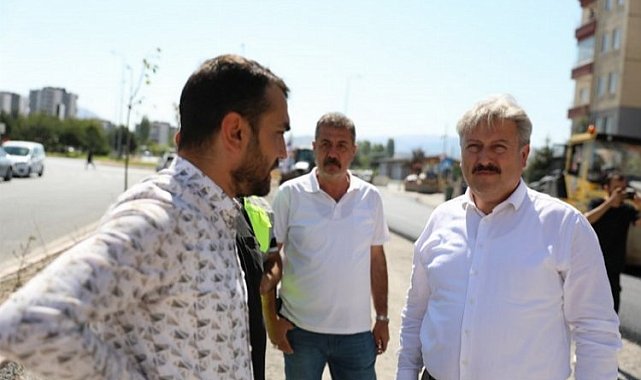Kayseri Melikgazi'den özel asfalt çalışması