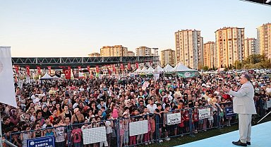 Kayseri Talas'ta çocukların şenlik coşkusu