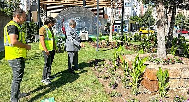 Kayseri Talas'ta Mevlana Meydanı'nda geri sayım