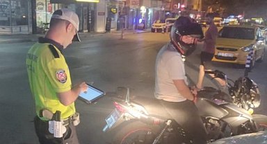 Keşan'da motosiklet denetimi