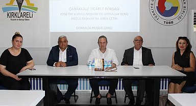 Kırklareli TSO'ya Çanakkale'den ziyaret