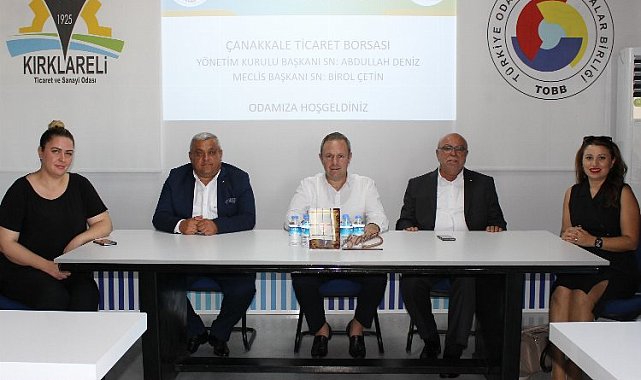 Kırklareli TSO'ya Çanakkale'den ziyaret