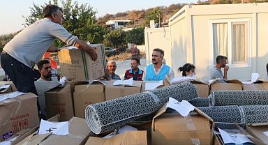Manisa Saruhanlı'da yangının yaraları sarılıyor