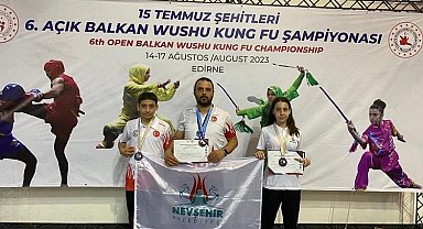 Nevşehirli sporcular madalyaları topladı