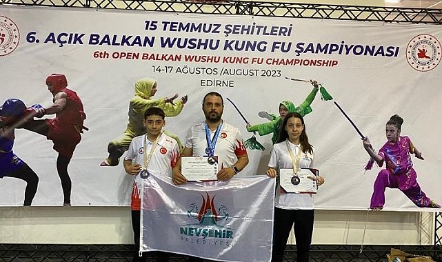 Nevşehirli sporcular madalyaları topladı