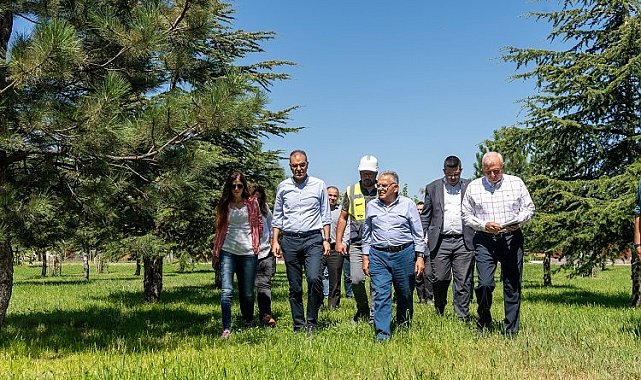 Recep Tayyip Erdoğan Millet Bahçesi'ne yakın takip