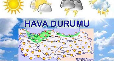 Yurtta bugün hava nasıl olacak?