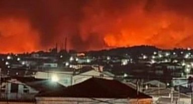 Batı Trakya'daki yangınlar Edirne'yi tehdit ediyor