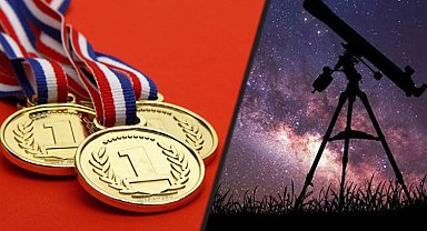 Bayrağımızı gururla dalgalandırdılar... Türk öğrenciler olimpiyatlardan madalyalarla döndü