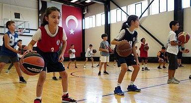 Beylikdüzü'nde pota için altyapı seçmeleri yapıldı