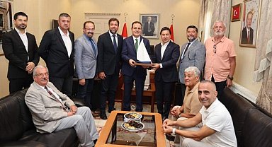 Bodrum heyetinden Muğla Valisi'ne ziyaret