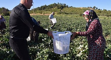 Börülce hasadında koruyucu ekipmanlar dağıtıldı