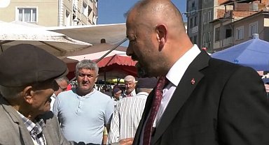 Bursa Orhaneli Pazarı'nda bereket duası yapıldı