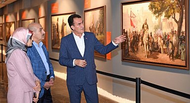 Bursa Valisi Demirtaş'tan Panorama 1326'ya ziyaret