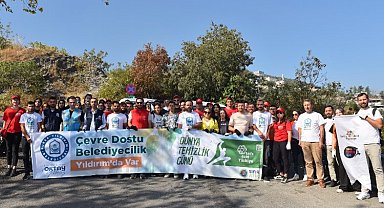 Bursa Yıldırım'da 1 ton atık toplandı