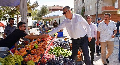 Bursa'da Karacabeyliler yeni semt pazarından memnun