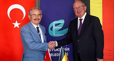 Büyükelçi Huynen'den Büyükerşen'e ziyaret