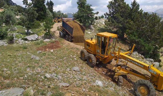 Büyükşehirden Akseki'nin yayla yollarına bakım