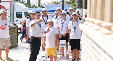 Çanakkaleli izciler Bodrum'da