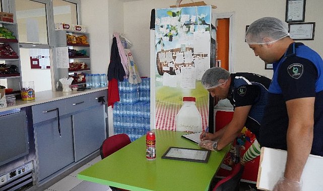 Çayırova Zabıtası'ndan okul kantinlerine denetim