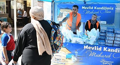 Çayırova'dan vatandaşlara kandil simidi