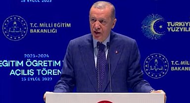 Cumhurbaşkanı Erdoğan'dan ek ders ücreti müjdesi... Erdoğan ilk ders zilini çaldı