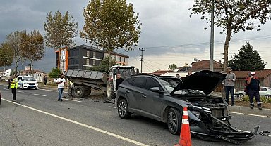 Düzce Zonguldak yolunda kaza: 6 yaralı