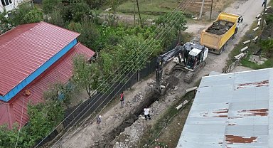 Düzce'de alt yapı çalışmalarına aralıksız devam