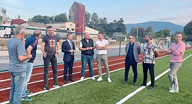 Düzce'de yeni yönetimden yeni sezon öncesi sportif ziyaret