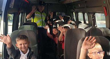 Edirne Jandarması'ndan servis güvenliği eğitimi