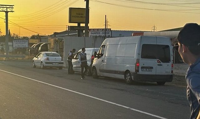 Edirne Keşan'da göçmen kaçakçılığı uygulaması