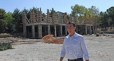 Emek spor tesisi hızla yükseliyor