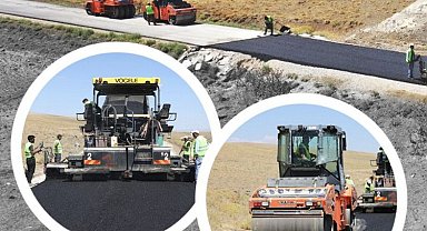 Emek ve Bağrıaçık yollarına sıcak asfalt