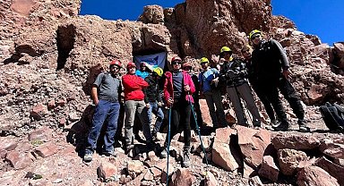 Erciyes'in zirvesinde görsel şölen