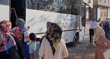 Gaziantep Narlıtepe'de okula ulaşım sorunu kökten çözüldü