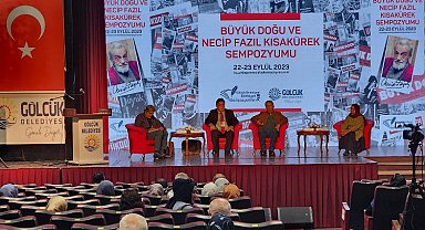 Gölcük'te Necip Fazıl Sempozyumu tamamlandı