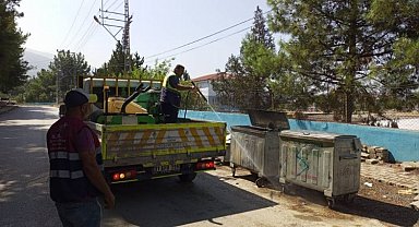 Hatay'da riskli alanlar ilaçlanıyor