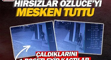 Hırsızlar Özlüce'yi mesken tuttu