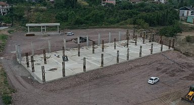 Karamürsel terminal binası yükseliyor