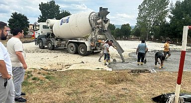 Kaymakam Altay'dan Kınık Köyü'ne sportif inceleme