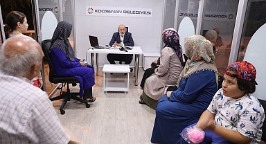 Kayseri Kocasinan'da başkan halkı dinliyor